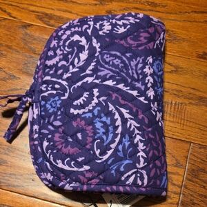 Vera Bradley Paisley Amethyst Medium Travel Organizer